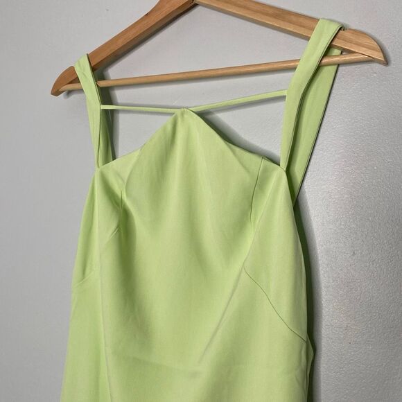 Yellow the Label Remington Dress in Pea Green - Picture 11 of 11
